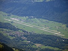 Meiringen airbase as seen from Brienzer Rothorn. 5951 - Meiringen Air Force Base viewed from the Rothorn.JPG