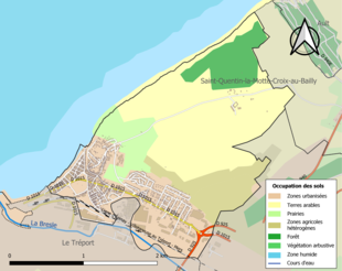 Mappa a colori che mostra l'uso del suolo.