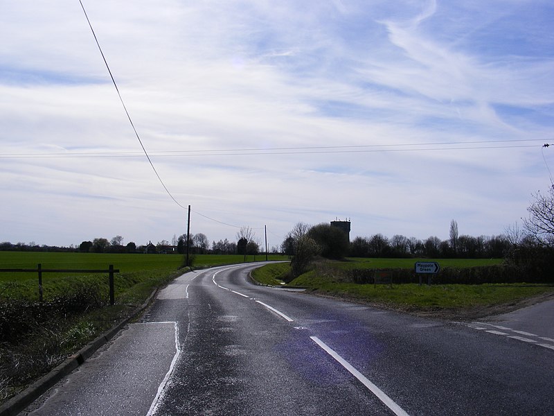 File:A1120 at the junction with Severalls Lane - geograph.org.uk - 1802788.jpg