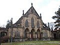 Cemetery chapel with side buildings