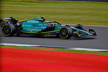 AMR22 at the 2022 British Grand Prix