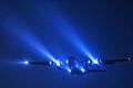 3. Het boordlicht van een Hercules transportvliegtuig.