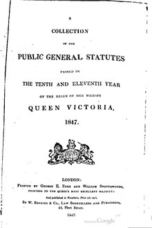 A Collection of the Public General Statutes of the United Kingdom 1847 (10 & 11 Victoria).pdf