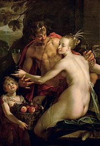 Bacchus, Ceres et Cupidon