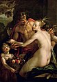 Baco, Ceres e Cupido 163 x 113 cm Óleo sobre tea, Kunsthistorisches Museum, Viena.