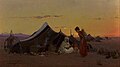 Abraham Hermanjat, Campement de bédouins au crépuscule, FAH-ACQ2010-001-Copie.jpg