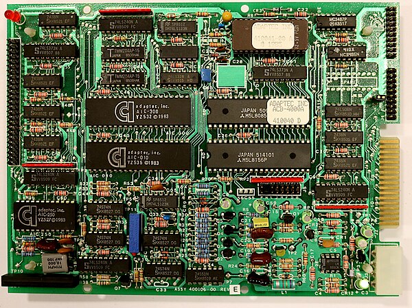 Adaptec ACB-4000A SASI card from 1985