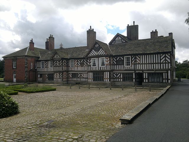 Adlington Hall, Cheshire was used for at least five episodes