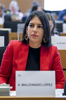 <span class="mw-page-title-main">Adriana Maldonado López</span> Spanish politician