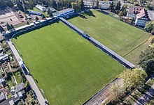 Hauptplatz im Albert-Kuntz-Sportpark (AKS)