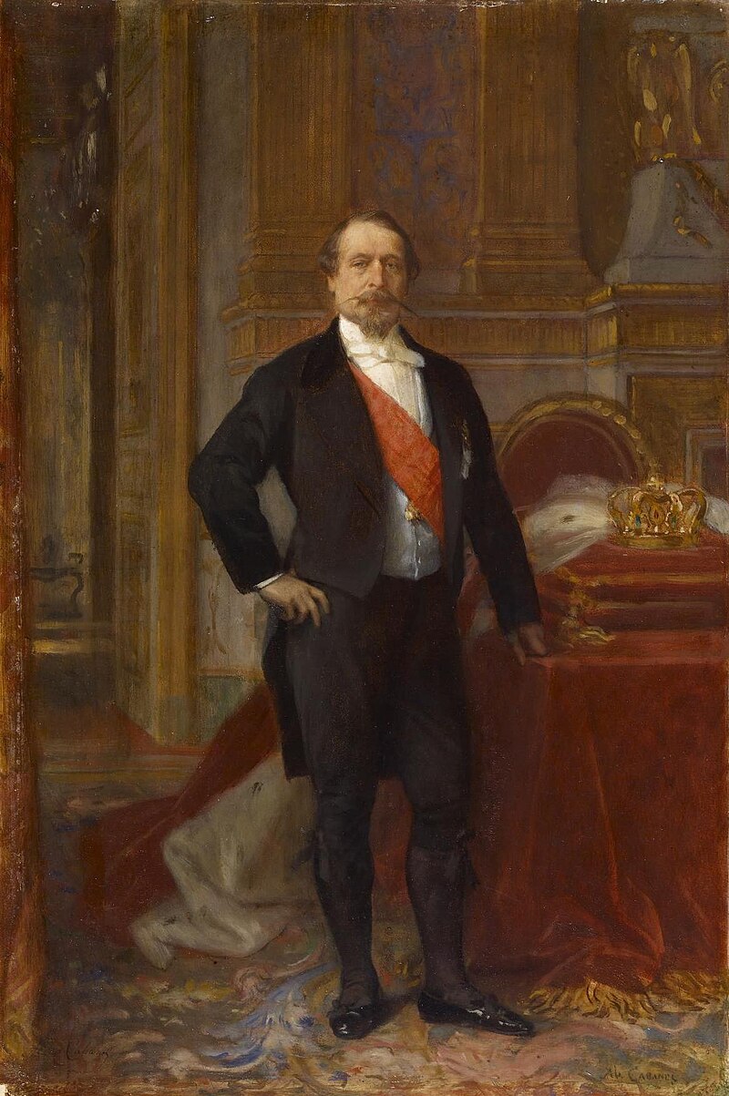 Portrait of Napoleon III aged 57