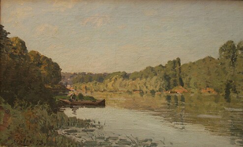 La Seine à Bougival, effet d’automne, 1873, Stockholm, Nationalmuseum.