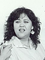 Amy Hill (who portrays Lourdes Chan) in 1983 Amy Hill in Sausalito, California 1983 (cropped).jpg