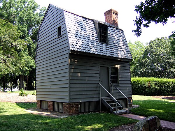 Johnson's birthplace and childhood home, located at the Mordecai Historic Park in Raleigh, North Carolina