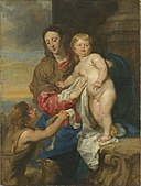 Anthonis van Dyck - Maria mit dem Kind und dem Johannesknaben - 622 - Bavarian State Painting Collections.jpg