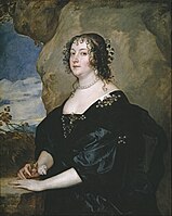 Diana Cecil, Countess of Oxford label QS:Len,"Diana Cecil, Countess of Oxford" label QS:Lpl,"Diana Cecil, hrabina Oxford" 1638. マドリード, プラド美術館
