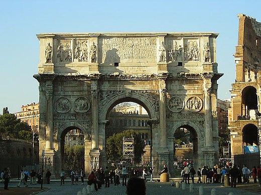 Arch of Constantine near Colosseum