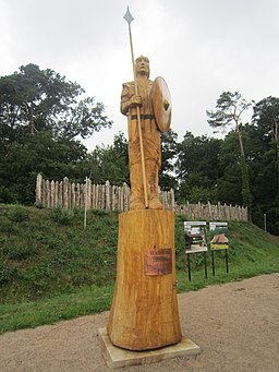 Arkeburg Widukind Skulptur