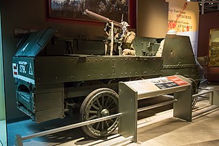 Armoured Autocar Armoured car used by Canadian Expeditionary Force