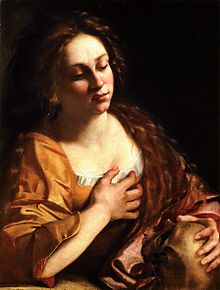 ARTISTE PEINTRE / Artemisia Lomi Gentileschi 220px-Artemisia_Gentileschi_Mary_Magdalene3