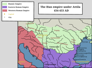 <span class="mw-page-title-main">History of the Huns</span>