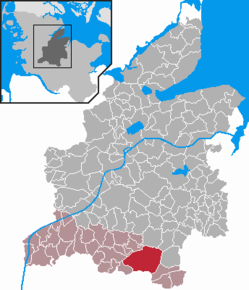 Poziția Aukrug pe harta districtului Rendsburg-Eckernförde