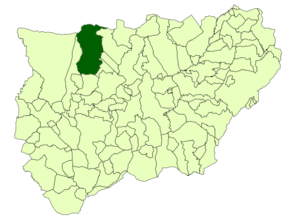 Poziția localității Baños de la Encina