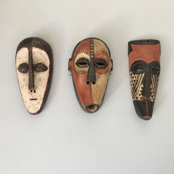 Fuliiru traditional masks, November 2019