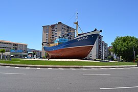 El Bernardo Alfageme en el barrio de Coia.