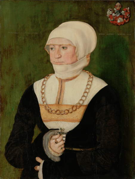 File:Barthel Beham - Portrait of Magdalena Pittrichin - Nasjonalmuseet - NG.M.00072.png