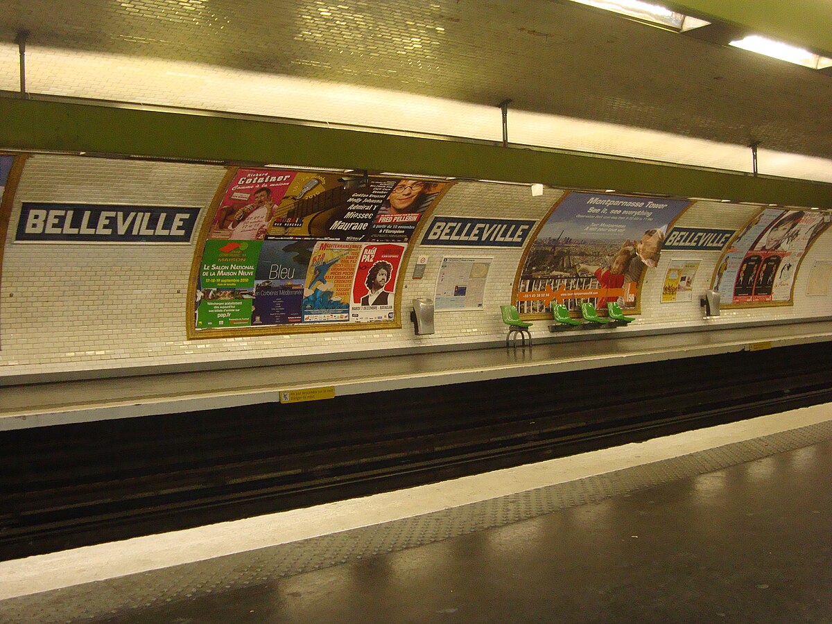 Belleville (Paris Métro) - Wikipedia