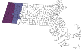 The Berkshire region of Massachusetts Berkshire ma highlight.png