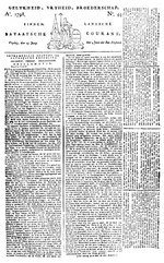 Миниатюра для Файл:Binnenlandsche Bataafsche Courant van 15-06-1798.pdf