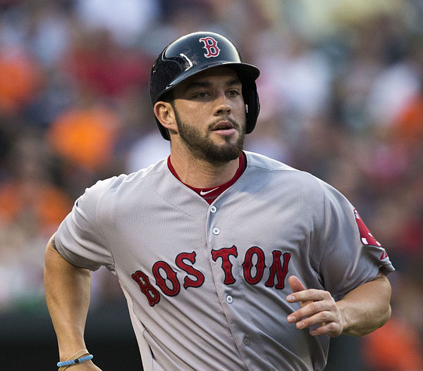 Swihart with the Boston Red Sox