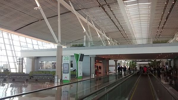 South Concourse of BSB. The concourse is connected to BSB's main terminal and opened in April 2014.