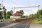 Čeština: Železniční zastávka v Moravské Chrastové, části Brněnce English: Train stop at Moravská Chrastová, part of Brněnec, Czech Republic.