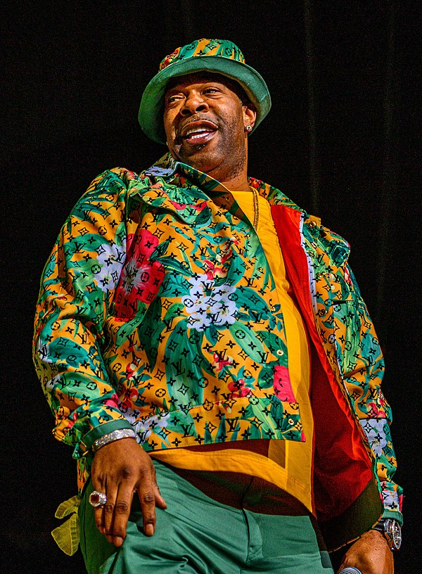 Busta Rhymes performing in 2023