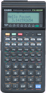 Thumbnail for Casio FX-603P