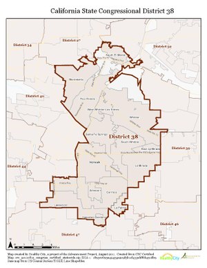38.º distrito congresional de California