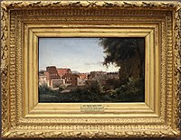 Camille corot, le colisée vu des jardins farnèse, 1826, puis 1849.jpg