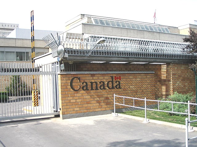Canadian Embassy in Beijing By Benjamin Vander Steen from Victoria, Canada [CC-BY-2.0 (https://creativecommons.org/licenses/by/2.0)], via Wikimedia Commons