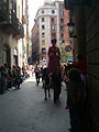 Català: Cavalcada de gegants de les festes de la Mercè del 2008, al tram del carrer Cardenal Casañas, carrer del Pi, carrer Canuda i la Rambla