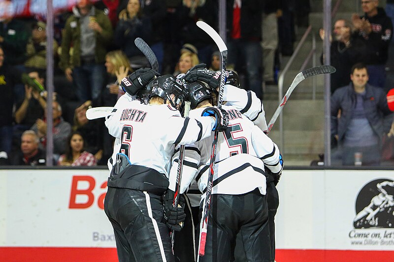 File:Celebrating the second goal of the night. (22994462929).jpg