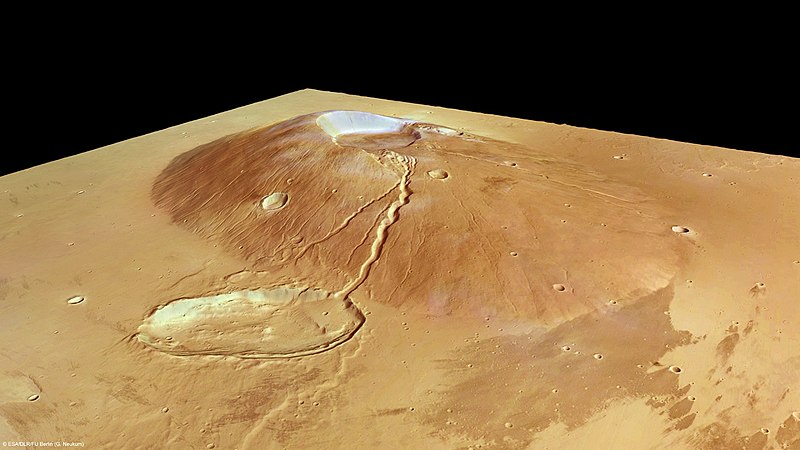 File:Ceraunius Tholus in perspective by Mars Express.jpg