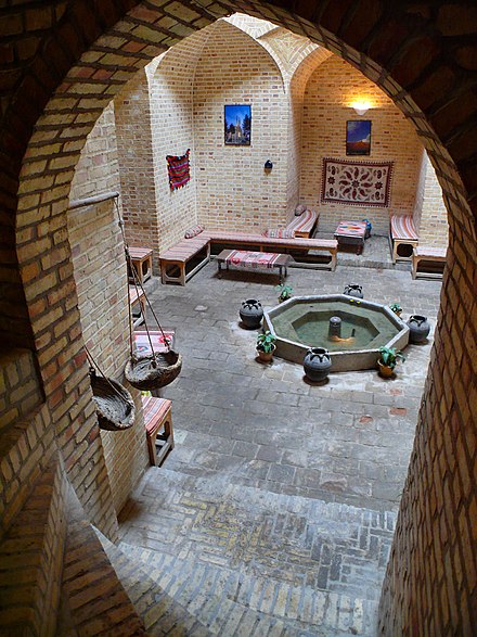 A chaikhaneh (teahouse) in Yazd
