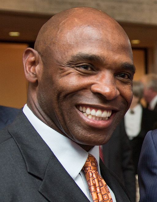 Charlie Strong at LBJ Library in 2014