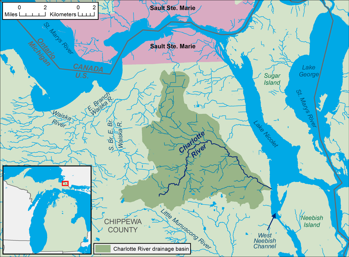 File Charlotte River Michigan map.png Wikipedia