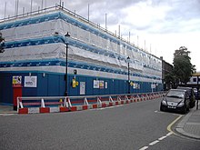 Chelsea Academy Burnaby Caddesi ve Upcerne Yolu'nun köşesinde yapım aşamasında - geograph.org.uk - 1492319.jpg