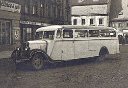 Autobus Chevrolet 1939 en Tchécoslovaquie.