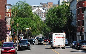 Centro della città di Chicoutimi